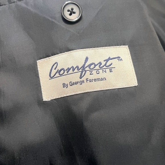 Comfort Zone Black Sport Coat with Notched Lapels, Some Worn Marks. Big & Tall. - Picture 6 of 11